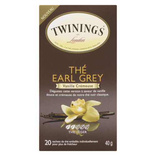 Twinings Earl Grey Tea Creamy Vanilla 20 Tea Bags