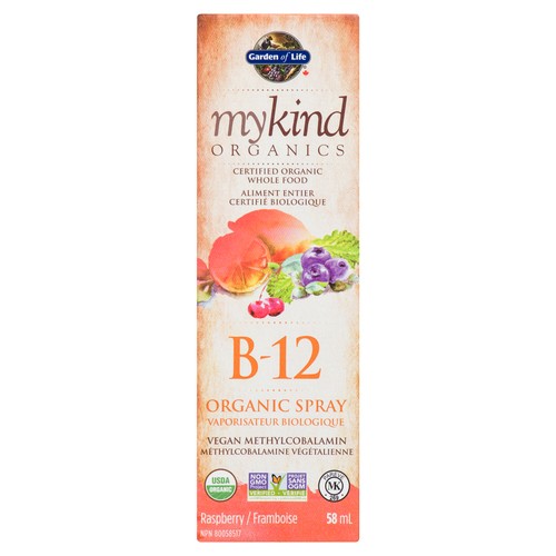 Garden Of Life Organic B-12 Spray Supplement 58 ml