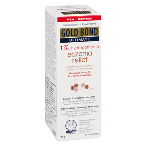 Gold Bond Ultimate Eczema 1% HydroCortisone Relief Cream 28 g