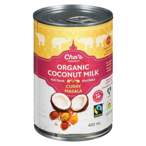 Cha's Organics Organic Coconut Milk Curry Masala 400 ml