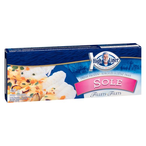 High Liner Fresh Frozen Boned Sole Fillets 400 g