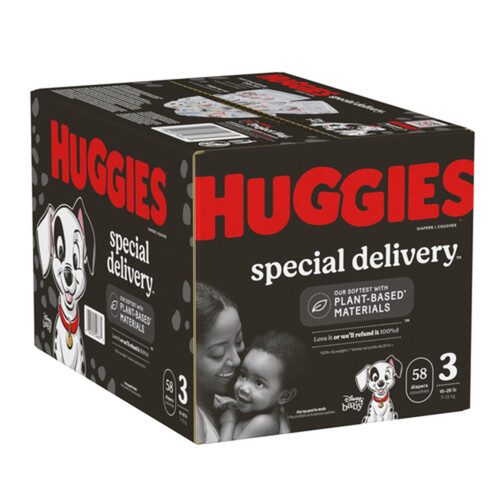 Huggies Diapers Special Delivery Size 3 58 Count - Voilà Online Groceries &  Offers