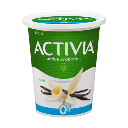 Activia Fat-Free 0% Yogurt With Probiotics Vanilla Flavour 650 g