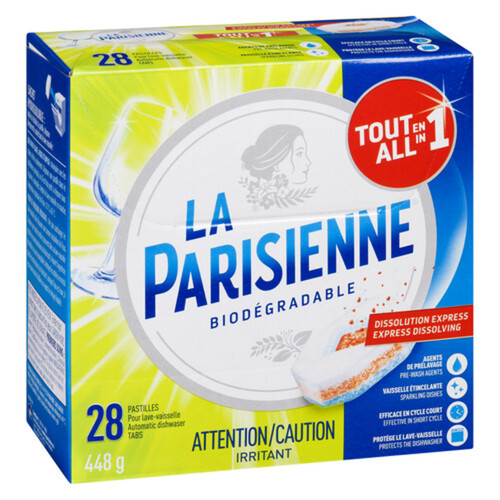 La Parisienne 5 In 1 Dishwasher Tablets 28 Tabs