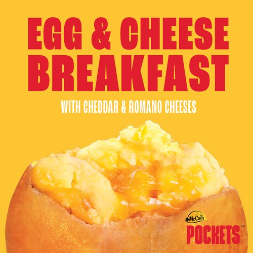 McCain Breakfast Pockets Egg and Cheese 6 x 100 g