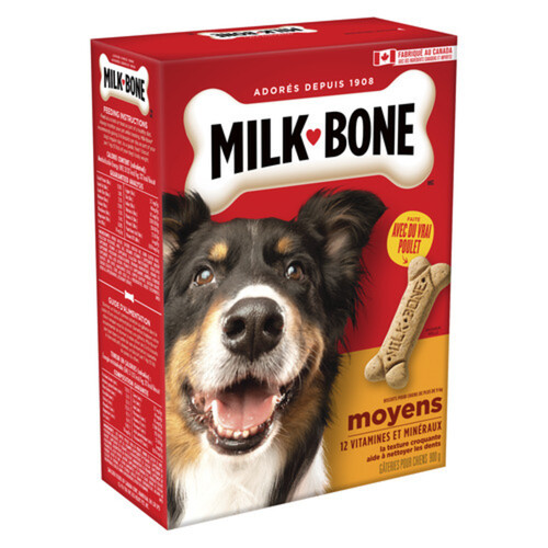 Milk-Bone Dog Biscuits 12 Vitamins & Minerals Medium Breed 900 g