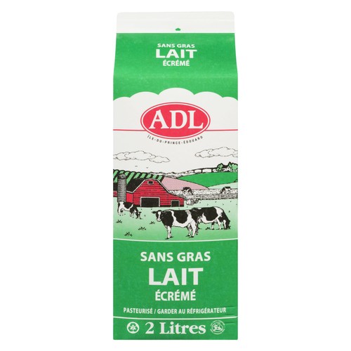 ADL Fat Free Skim Milk 2 L