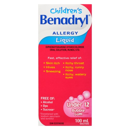 Benadryl Children's Liquid 100 ml