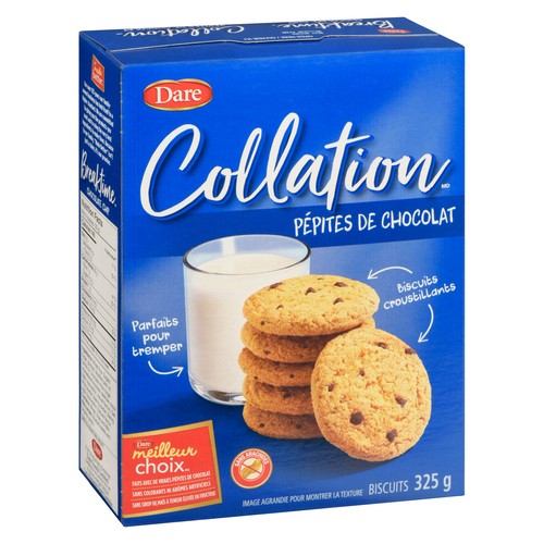 Dare Breaktime Peanut-Free Cookies Chocolate Chip 325 g

