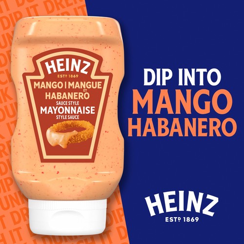Heinz Mayonnaise Style Sauce Mango Habanero 340 ml