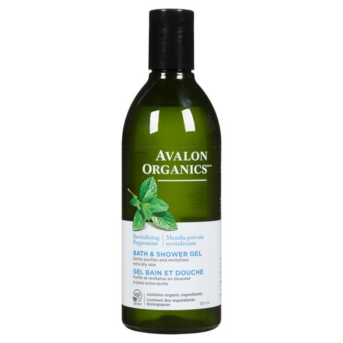 Avalon Organics Bath & Shower Gel Peppermint 355 ml