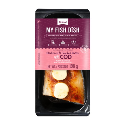 Bristol Frozen Wild Cod Blackened & Smoked Butter 198 g