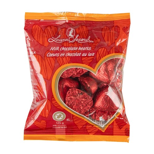 Laura Secord Milk Chocolate Heart Bag 125 g