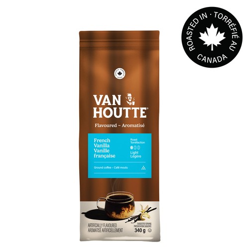 Van Houtte Ground Coffee Light Roast French Vanilla 340 g