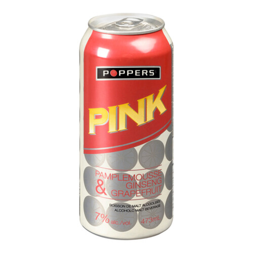 Poppers Alcoholic Drink Pink 473 ml