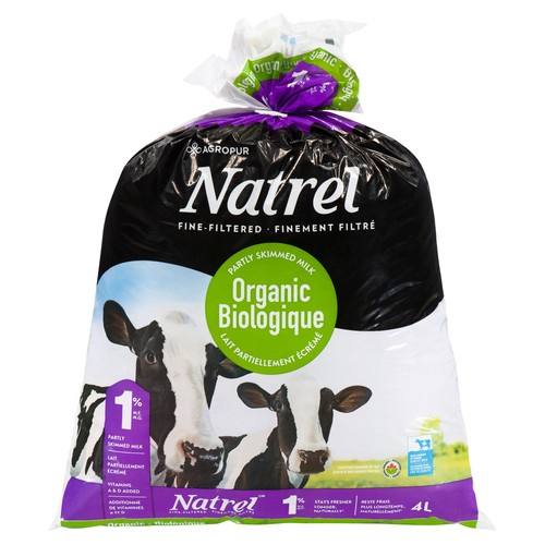 Natrel Organic 1% Milk Partly Skimmed  4 L