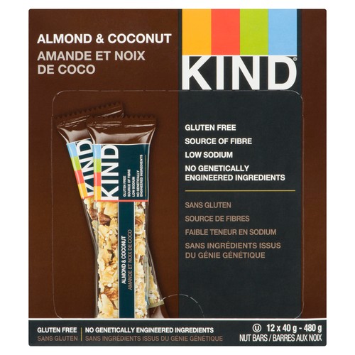 Kind Gluten-Free Nut Bar Almond & Coconut 12 x 40 g