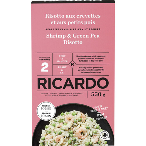 RICARDO Frozen Risotto Shrimp & Green Pea 550 g