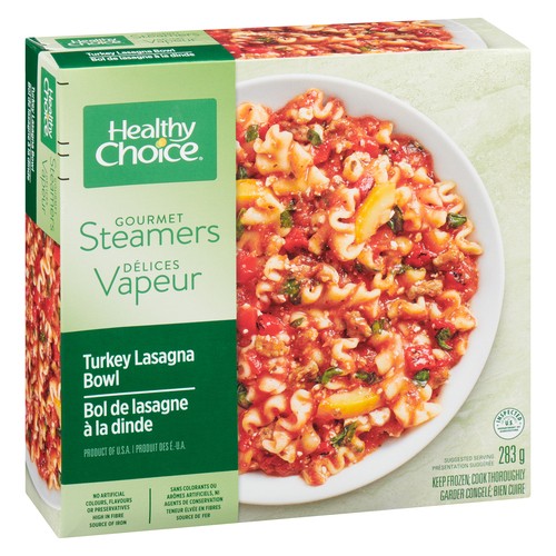 Healthy Choice Gourmet Steamers Frozen Turkey Lasagna Bowl 283 g
