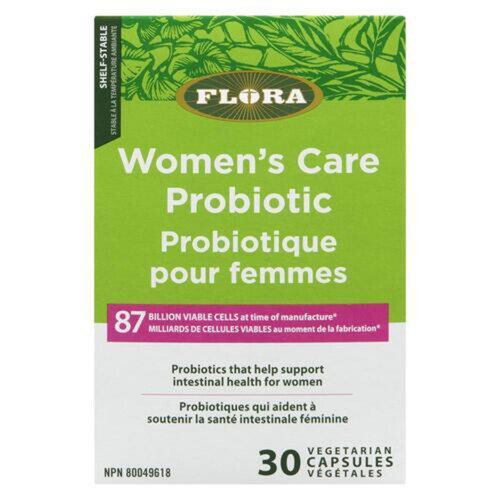 Flora Women's Care Probiotic Vegetarian Capsules 30 Count