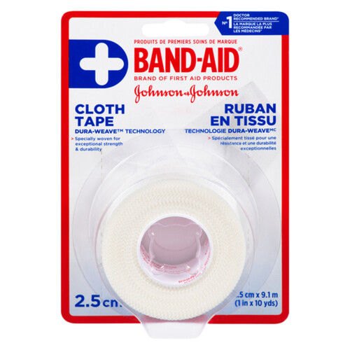 Johnson & Johnson Band-Aid First Aid Cloth Tape 