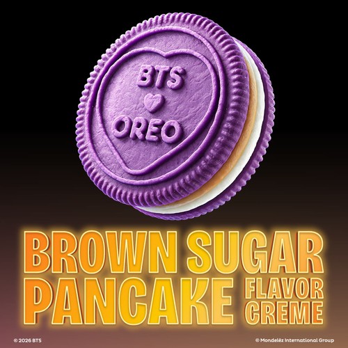Oreo BTS Sandwich Cookies Brown Sugar Pancake Creme 303 g