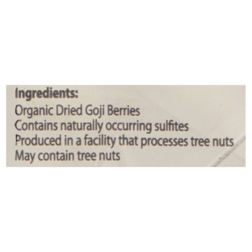 Organic Traditions Goji Berries 227 g