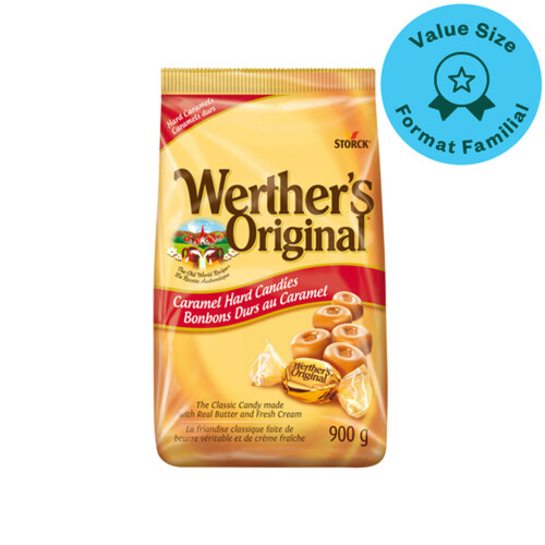 Werther's Original Hard Candy Caramel Value Size 900 g