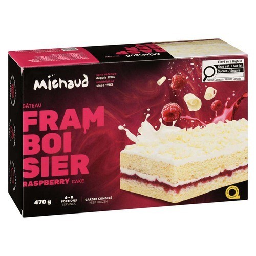 Michaud Frozen Cake Raspberry 470 g