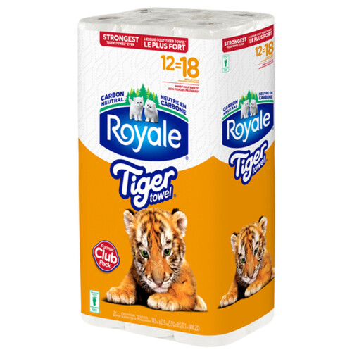 Royale Paper Towel 2-Ply 12 Rolls x 74 Sheets 