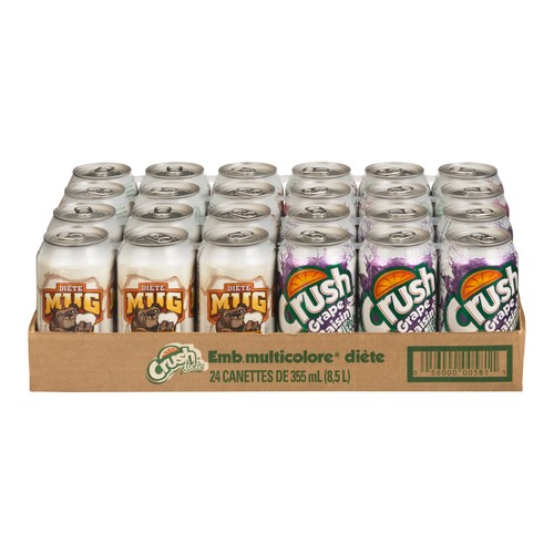 Crush Diet Rainbow Pack 24 x 355 ml