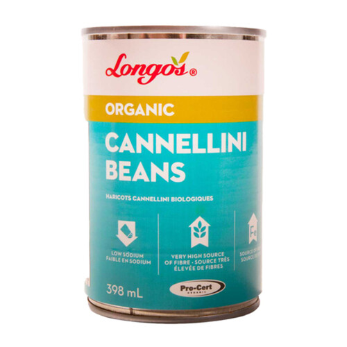 Longo's Organic Cannellini Beans 398 ml