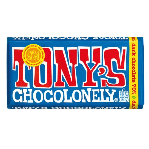 Tony's Chocolonely Chocolate Bar Dark 180 g