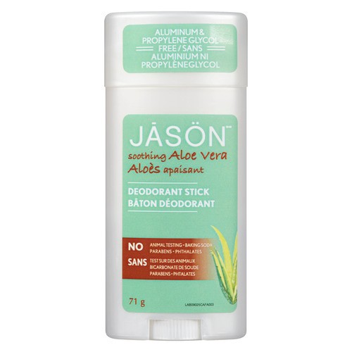 Jason Aloe Vera Deodorant Stick – 71g, Aluminiumfrei, Mit Grapefruitkernextrakt & Vitamin E, Klinisch Getestet
