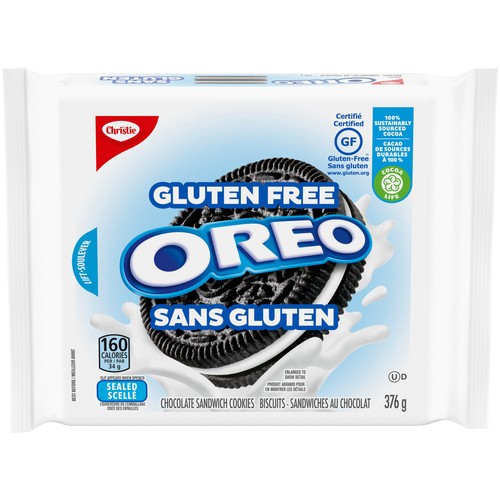 Oreo Gluten-Free Chocolate Sandwich Cookies 376 g