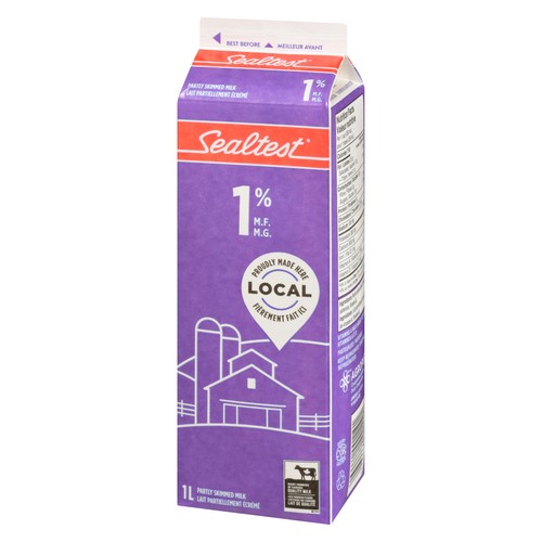 Sealtest 1% Milk Partly Skimmed  1 L