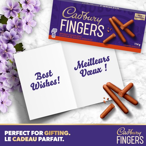 Cadbury Fingers Cookie Double Chocolatey 114 g