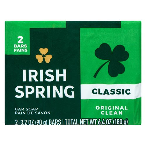Irish Spring Soap Classic Original Bar 2 x 90 g