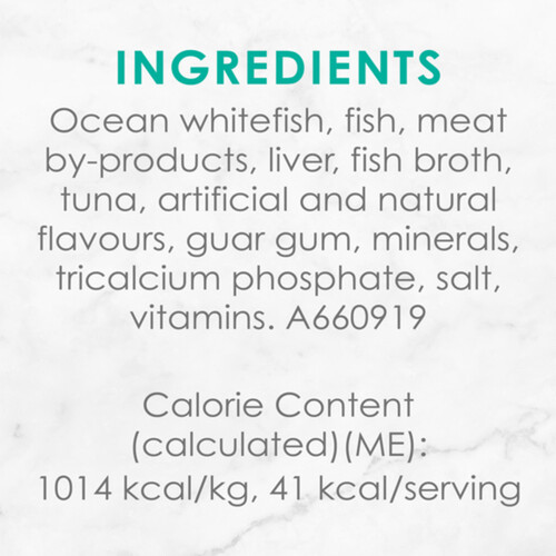 Fancy Feast Wet Cat Food Petites Pâté Ocean Whitefish & Tuna Entre 79.4 g