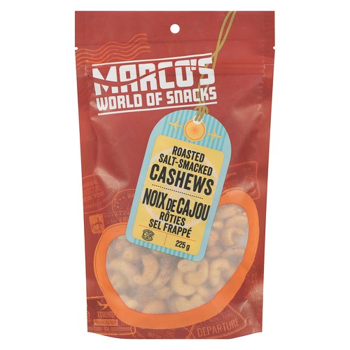 Marco's World Of Snacks Cashews Roasted Salt Smacked 225 g