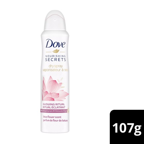 Dove Antiperspirant Dry Spray Lotus Flower Scent 107 g