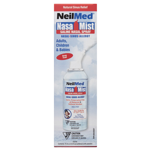 NeilMed Nasamist Spray Nasal Wash 75 ml