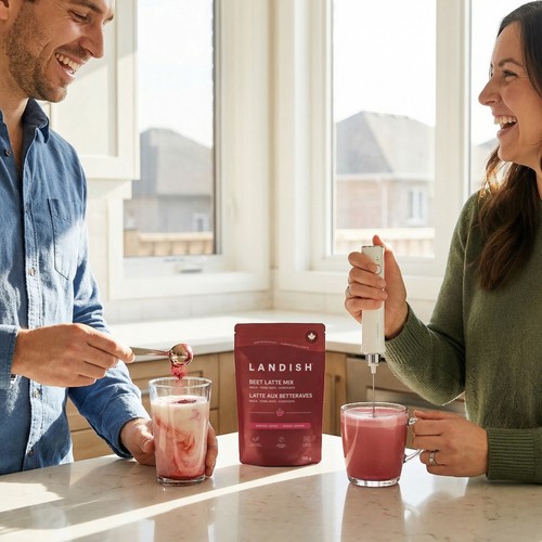 Landish Latte Mix Maca Mate Beet 135 g