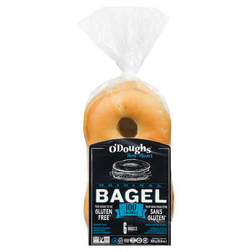 O'Doughs Gluten-Free Bagel Original 300 g (frozen)