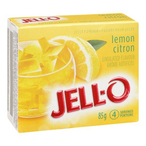 Jell-O Jelly Powder Gelatin Mix Lemon 85 g