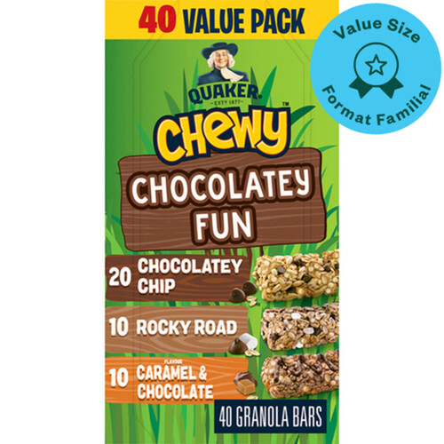 Quaker Granola Bar Chocolatey Fun 960 g