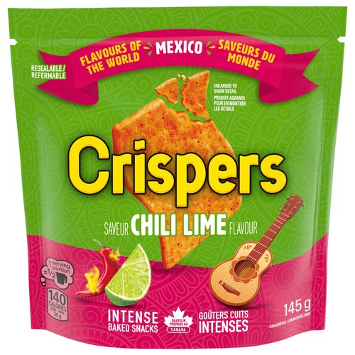Crispers Crackers Chili Lime 145 g