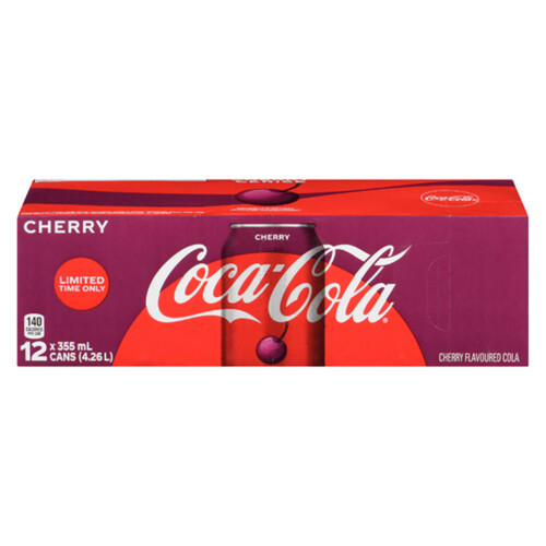 Coca-Cola Soft Drink Cherry 12 x 355 ml (cans)