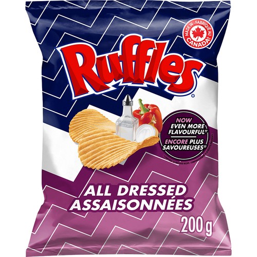 Ruffles Potato Chips All Dressed 200 g