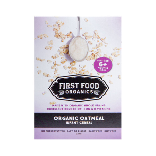 First food organics cheap oatmeal cereal